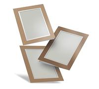 DV DESIGN 3 x Blank Insert Greeting Cards - Make Your Own Cards Photo Frame Art Crafts Birthday Christmas Card Anniversary Invite