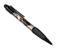 DV DESIGN Beautiful Tan Pug Dog Black Ballpoint Pen - Puppy Cute Animal #8623