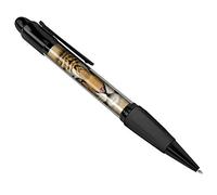 DV DESIGN Beautiful Tiger Wild Animal Black Ballpoint Pen - Cat Lion Student #8215