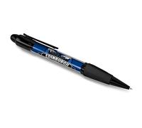 DV DESIGN Edinburgh Black Ballpoint Pen - Scottish Scotland Skyline GB UK Travel Holiday City Flag Birthday Office Stationary Student Gift #83159