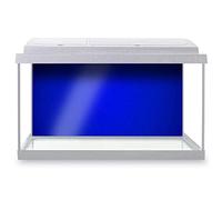 DV DESIGN Fish Tank Background 90x45cm - Dark Blue Navy Coloured Waterproof Vinyl Static Cling #3759