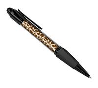 DV DESIGN Giraffe Print Black Ballpoint Pen Animal Wild Nature #14483