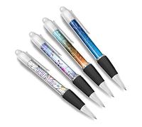 DV DESIGN Set of 4 Chemistry White Ballpoint Pens - Science Periodic Table Teacher Student Teenager Themed Boys Girls Men Women Pen #79324