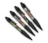 DV DESIGN Set of 4 Cockapoo Black Ballpoint Pens - Fluffy Dog Puppy Animals Cocker Spaniel Poodle Friends Boys Girls Men Women Theme Pen #79335