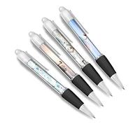 DV DESIGN Set of 4 White Swan White Ballpoint Pens - Lake Animal Nature Wildlife Wild Travel Portrait Boys Girls Men Women Theme Pen #79480