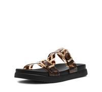 DV Dolce Vita Women's Ubar Slide Sandal, Leopard Black, 4.5 UK