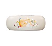 DV Hard Glasses Case with Cleaning Cloth - Assorted Designs including Van Gogh, William Morris, Lisa Parker, Floral, Animal & Mystical Prints - Protective Eyeglass Holder for Men & Women