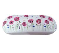DV Hard Glasses Case with Cleaning Cloth - Assorted Designs including Van Gogh, William Morris, Lisa Parker, Floral, Animal & Mystical Prints - Protective Eyeglass Holder for Men & Women