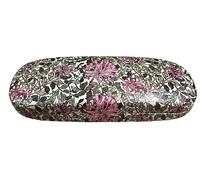 DV Hard Glasses Case with Cleaning Cloth - Assorted Designs including Van Gogh, William Morris, Lisa Parker, Floral, Animal & Mystical Prints - Protective Eyeglass Holder for Men & Women
