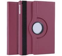 (DV) iPad 9.7inch 360° Rotating Case Cover For Apple iPad 9.7" Air1/ Air 2 & 5th Gen 2017-6th Gen 2018 Smart PU Leather Cover Auto Wake/Sleep (Purple)