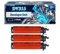DV315 Developer Unit Compatible for Konica Minolta BizHub C250i C300i C360i Printers, With Chip Large Capacity 300000 Pages (3 Pack Black)