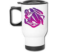 Dva Purple Artwork Overwatch Vacuum Travel Mug Double Wall Coffee Mug with Splash Proof Lid,14oz(400ml)