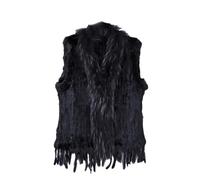 Dvbfufv Womens Vintage Fur Vest Womens Fur Waistcoat Winter Jackets
