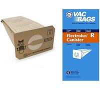 DVC Replacement 4 Ply Vacuum Bags Style R Fit Aerus & Electrolux Epic, Guardian, Lux, Renaissance Canister Vacuum Cleaners | 6 Vacuum Bags & 1 Filter Included