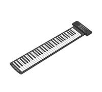 DVCSDE 61key Silicone Hand Rolled Piano For Beginners To Practice Portable Soft Keyboard Electronic Piano