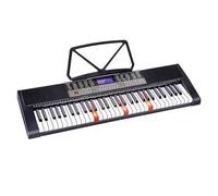 DVCSDE Adult Electronic Piano Musical Keyboard 61 Keys Beginner Professional Electronic Organ Flexible Digital Pianos(Light)