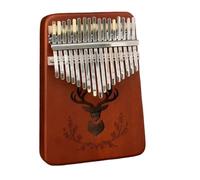 DVCSDE Thumb Piano Kalimba Beginner Finger Piano Portable 17-tone Peach Blossom Core Finger Piano Instrument Kalimba Thumb Piano(Brown)