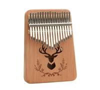 DVCSDE Thumb Piano Kalimba Beginner Finger Piano Portable 17-tone Peach Blossom Core Finger Piano Instrument Kalimba Thumb Piano(Wood)