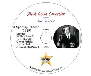 DVD "A Sporting Chance" (1919) Henry King, William Russell,Classic Silent Comedy