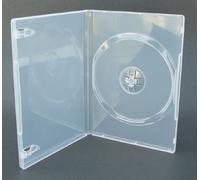DVD Case 7mm Single Clear Pack of 100