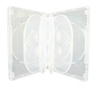 DVD/CD case Box Standard Clear Set of 5 for Ten Discs - by DragonTrading®
