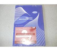 DVD for Aufmann/Barker/Lockwood's Introductory Algebra: An Applied Approach 7th Edition: seventh