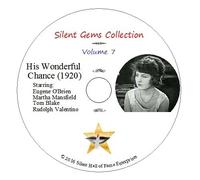 DVD "His Wonderful Chance"(1920) Eugene O'Brien, Rudolph Valentino,Classic Silent Drama