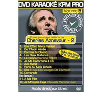 DVD KARAOKE KPM PRO VOL.05 - Charles Aznavour vol. 02