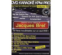 DVD Karaoké KPM Pro Vol. 18 ''Jacques Brel''
