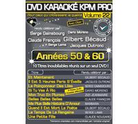 DVD Karaoké KPM Pro Vol. 22 Les Années 50 & 60