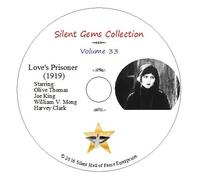 DVD "Love's Prisoner" (1919) starring Olive Thomas with Joe King, Classic Silent Drama