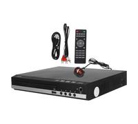 Dvd Player Compact Portable Black Abs Home Disc Player