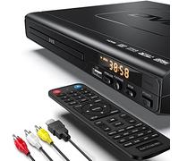 DVD Players for TV with HDMI, DVD Players That Play All Regions, Simple DVD Player for Elderly, CD Player for Home Stereo System, HDMI and RCA Cable Included
