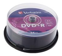 DVD+R Spindle 16x 4.7GB (Pack of 25) 43500