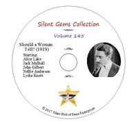 DVD "Should a Woman Tell?" (1919) Alice Lake, Jack Mulhall, John Gilbert, Classic Silent Drama