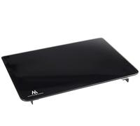 DVD SkyBox Glass Shelf Holder Wall Mount Bracket 8kg Slim Black Universal Metal