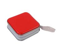 DVD Storage Bag CDs Case DVD Storage Holder Wallets 48 Capacity Organizers Binders for Home(Red)