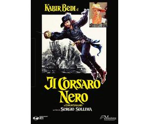 DVD THE BLACK CORSAIR by Sergio Sollima with Kabir Bedi, new sealed 1976