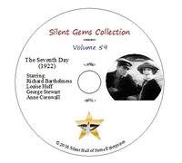 DVD "The Seventh Day" (1922) Henry King, Richard Barthelmess, Classic Silent Drama