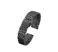 DVDCPNHHZY Stainless Steel Watch Strap 18mm 19mm 20mm 21mm 22mm Solid Butterfly Buckle Universal Watchband Accessories