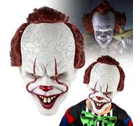 DVDGSC Horror Clown Pennywise Mask, Realistic Latex, Unisex-Adults