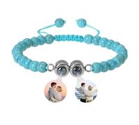 DVDKOLA Custom Bracelet with Picture Inside Personalized Projection Bracelets with Photos Memorial Gifts for Couples/Women/Men Mothers Day Fathers Day Birthday Anniversary, One Size, Copper, no