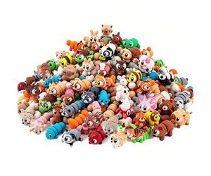 DVDVBOOM 36Pcs Mystery 3D Printed Animals, Randomly Selected from Over 100 Unique Mini 3D Printed Animal Figurines, Fidget Desk Toys for Home Office Decoration Party