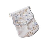 dvegGEE Embroi Cross Body Bag,Purse,19.5 cm Embroidery Crossbody Bag Spring Hanfu Small Fresh Bag Versatile Bags