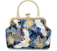 dvegGEE Embroi Cross Body Bag,Purse,Ethnic Style Paired with Hanfu Qipao Bag Retro Handbag Bags