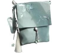 dvegGEE Embroi Cross Body Bag,Purse,Literary Art Retro Chinese Style Cotton Hemp Ancient Hanfu Embroidered Canvas Bag Bags