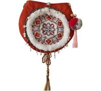 dvegGEE Embroi Cross Body Bag,Purse,Paired with Tibetan Style Bag Cross Body Women's Bag Ethnic Style Hanfu Bag Bags