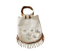 dvegGEE Embroi Handbags,Purse,26 cm Chinoiserie Style Hand Held Cheongsam Bag Cross Body Hanfu Bag Embroidery Bags