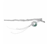 dvegGEE Hair Accessories for Women,Chinese Hair Stick Chinese Gradient Dark Green Dragon Hairpin Tassel Earrings for Women Lady
