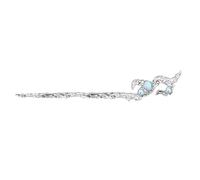 dvegGEE Hair Accessories for Women,Chinese Hair Stick Chinese Sparkling Gemstone Hairpin Premium Feeling Metal Hair for Women Lady